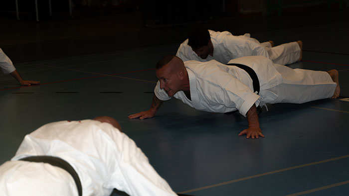 eFoto van een training in onze club