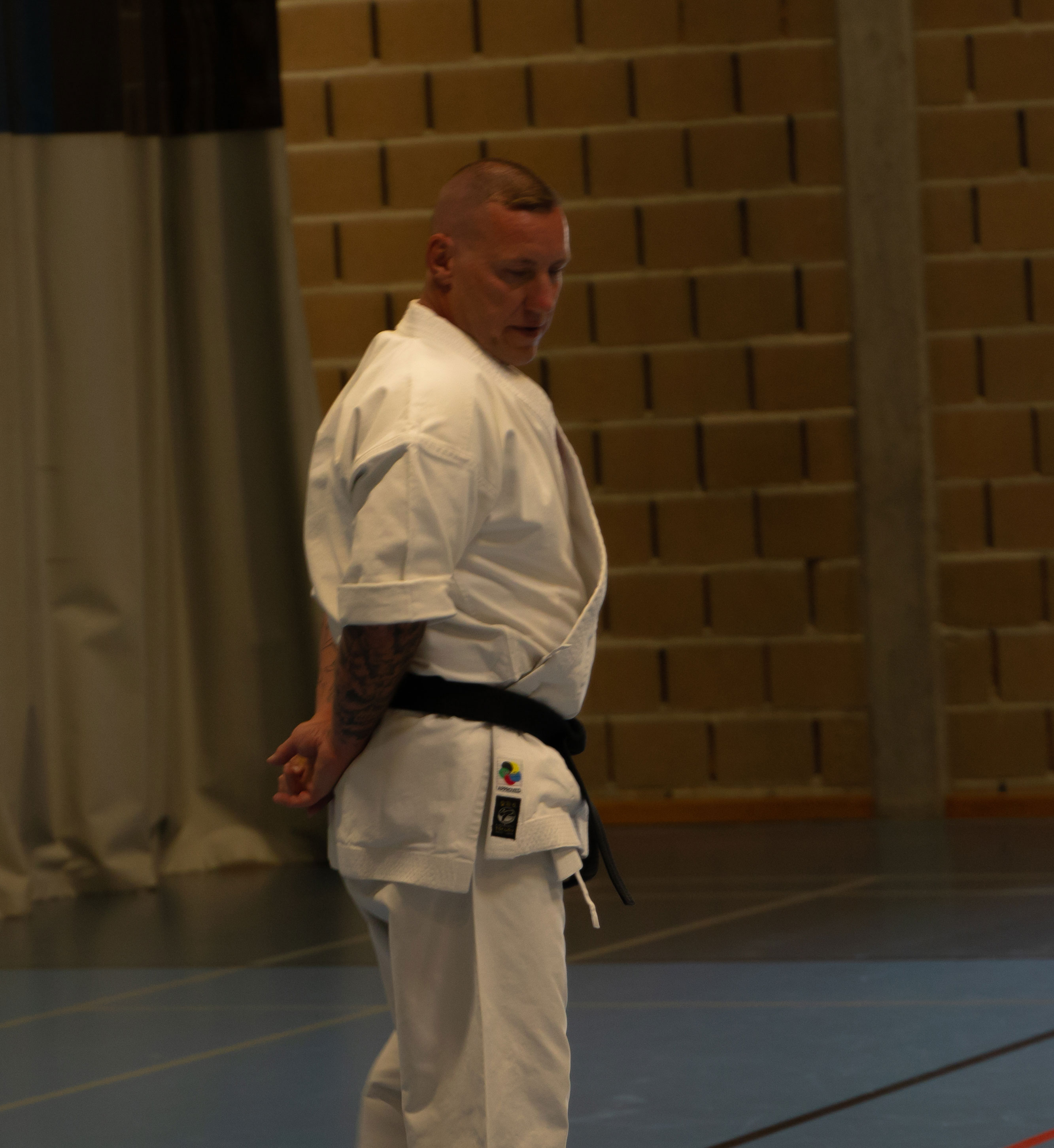 Foto van een training in onze club