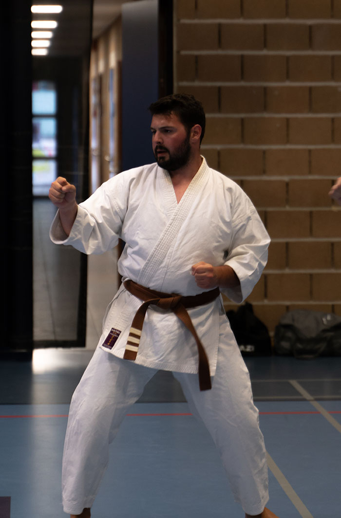 Foto van een training in onze club